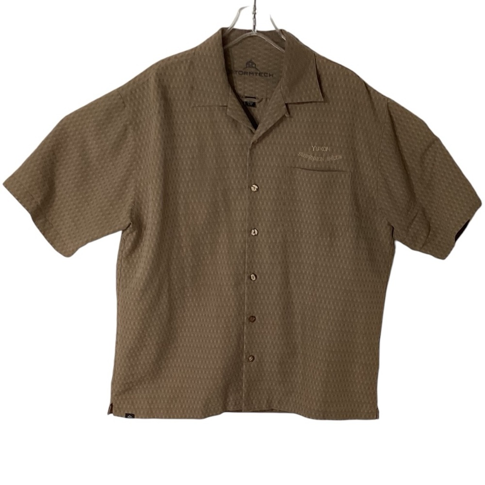 Stormtech‎ -Yukon Suspension Bridge Short Sleeve Button Up Shirt - Men's Size L